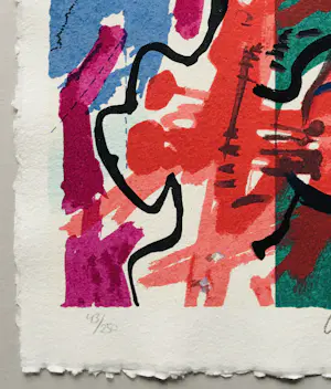 Corneille - kleurrijke zeefdruk - 1991. kopen? Bied vanaf 150!