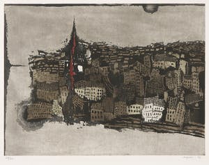 Tetsuo Araki - Ets en aquatint, La vieille Vielle kopen? Bied vanaf 35!