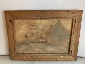 Joseph Dezitter - House in snow landscape kopen? Bied vanaf 50!