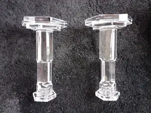 Baccarat - Twee Kristallen Kandelaars model Abysse kopen? Bied vanaf 700!
