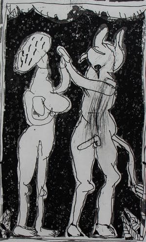 Lucebert - Ets: Paradijs + gedicht - 1981 kopen? Bied vanaf 150!