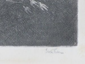 Etie van Rees - De Aarde - Ets kopen? Bied vanaf 40!