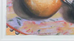 Saskia Griepink - Gouache, potje zwanger - Ingelijst kopen? Bied vanaf 50!