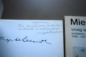 AcheterMiep de Leeuwe - 2 boekwerken, 1x gesigneerd in 2002? Enchérissez de 50!