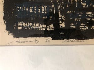 Jaap Kraanen - Kathedrale - Zeefdruk, Ingelijst kopen? Bied vanaf 55!