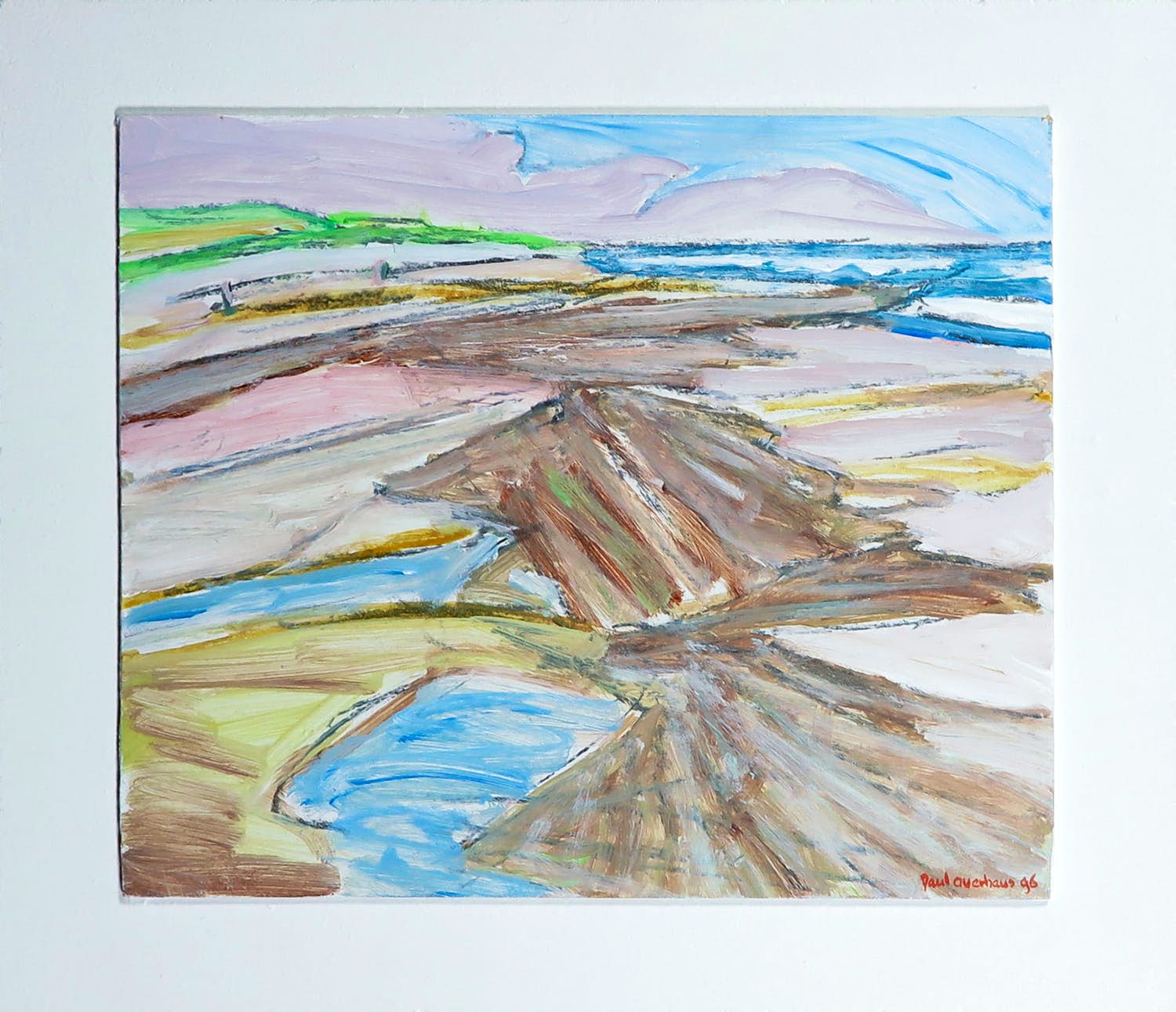 Paul Overhaus - Landschap zonder titel kopen? Bied vanaf 25!