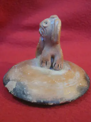 Buy Cham - Pot deksel met leeuw.? Bid from 30!