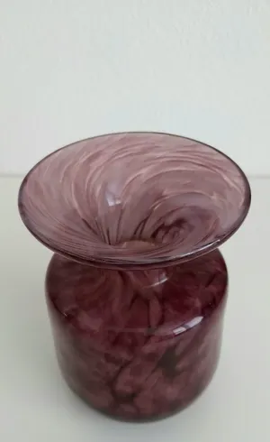 Niet of onleesbaar gesigneerd - handgemaakte vaas, MTarfa Glass, Malta kopen? Bied vanaf 1!