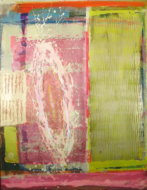 Ad Arma - Handbewerkte zeefdruk op board, Uit de serie 'India' nr. 18 kopen? Bied vanaf 70!