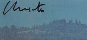 Christo - Gesigneerde druk A Wall to Nowhere - Ingelijst (Groot) kopen? Bied vanaf 1!