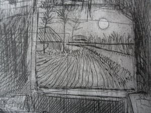 Frits Lindeman - Ets, Titel. " Dag en nacht ". kopen? Bied vanaf 15!