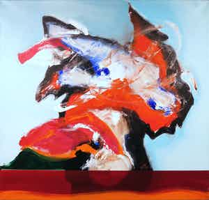 Loes Kurpershoek - Acryl op doek, Zonder titel (Groot) - Verkocht verkocht voor € 550!