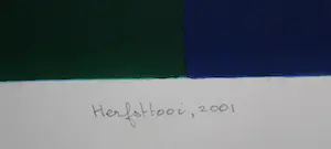 Ton Schulten - zeefdruk: herfsttooi - 2001 kopen? Bied vanaf 475!