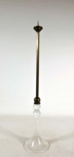 Borek Sipek - Glazen kandelaar, Flavio (voor Driade) verkocht voor € 70!