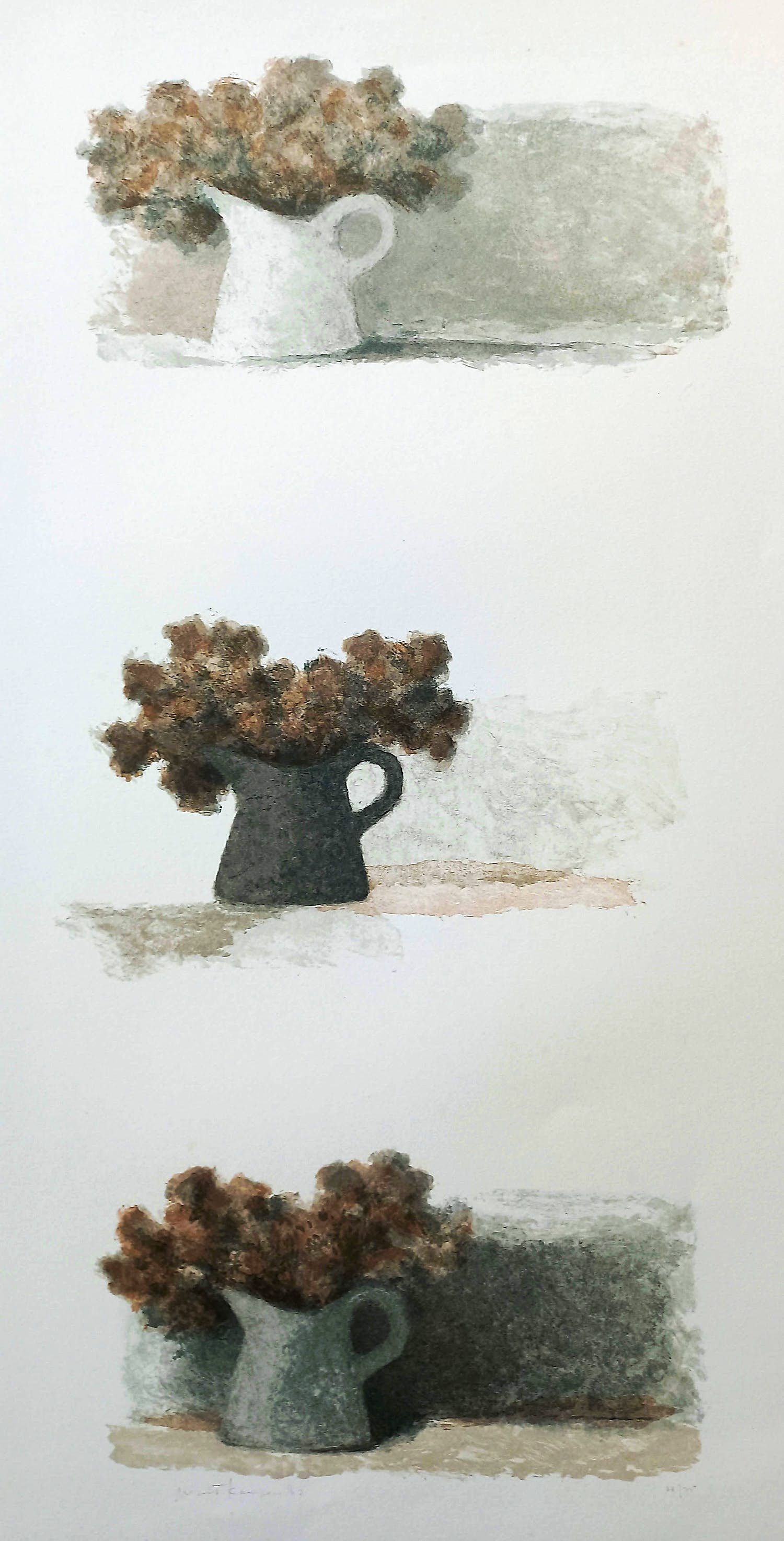 Mart Kempers - Stilleven triptiek, litho verkocht voor € 55!