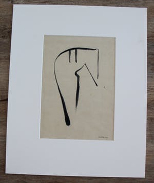 Toon Kelder - inkttekening - 1949 kopen? Bied vanaf 99!