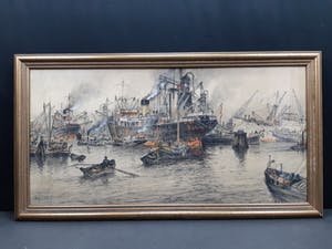 Joop Molenaar - Bedrijvigheid in de Rotterdamse Maashaven kopen? Bied vanaf 170!