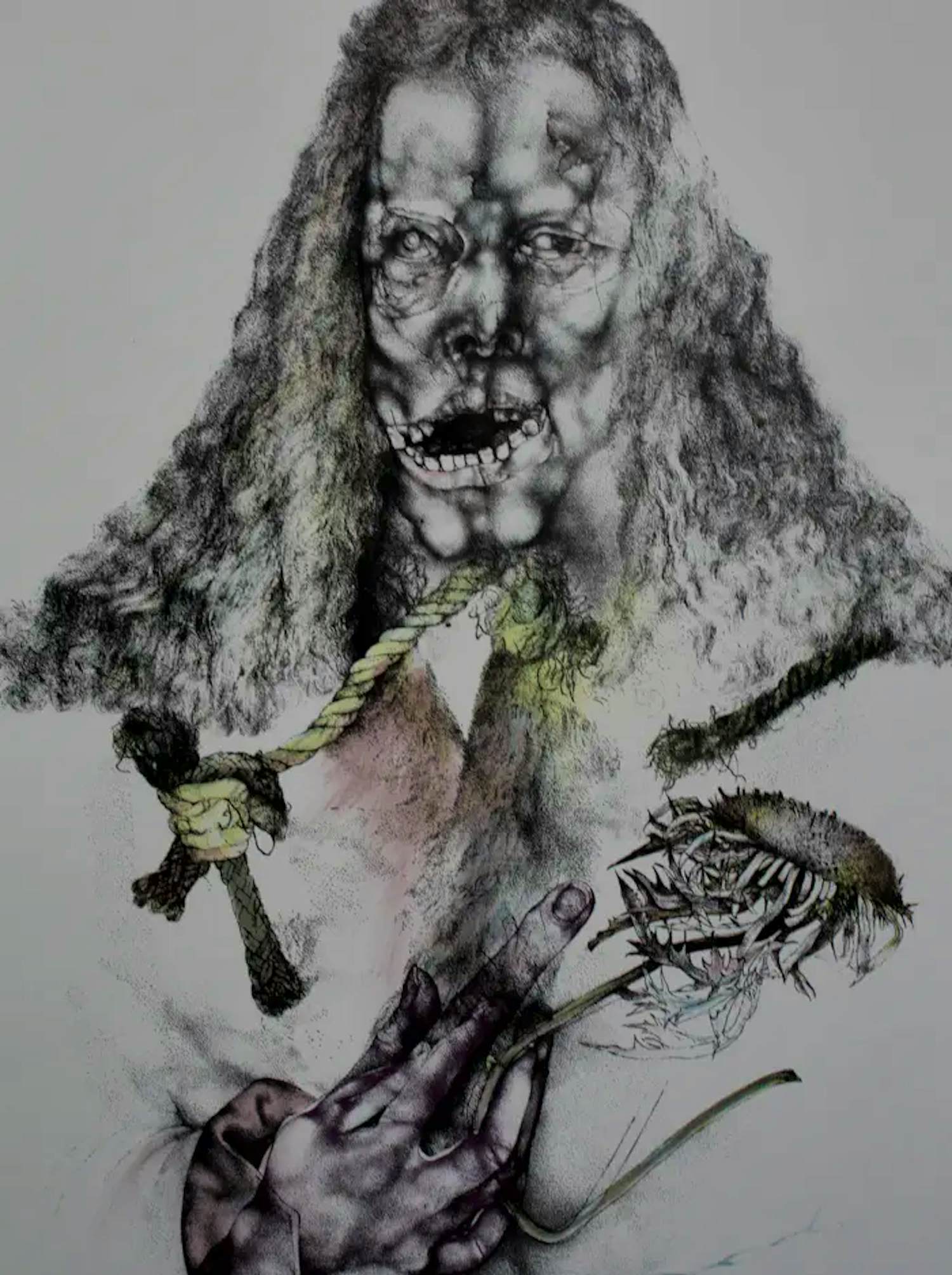 Buy Wolfgang Petrick - Litho: "Er ist tot"? Bid from 49!