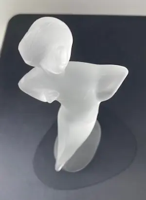 Ida Schwetz-Lehmann - 3 Art Deco "Frosted glass" sculpturen / Curt Schlevogt , Tsjechoslowakije kopen? Bied vanaf 130!