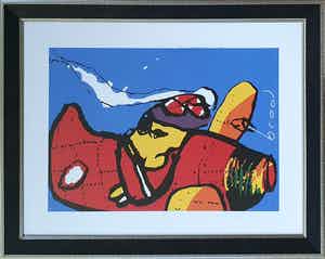 Herman Brood - "Red Baron' - nieuwe lijst verkocht voor € 535!