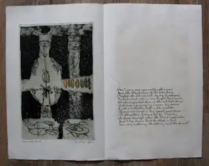 Buy Jan Montyn - image of Dylan Thomas - 1964? Bid from 115!