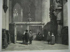 Carl Wilhelm Mieling - Kerk van Binnen J. Bosboom kopen? Bied vanaf 20!