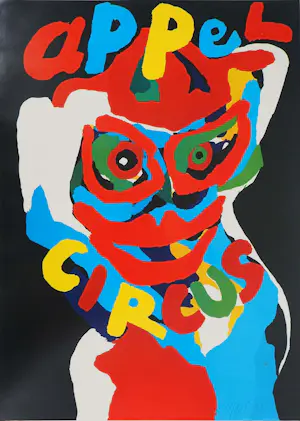 Karel Appel - Kleurenlitho CIRCUS Handgesigneerd---In Nieuwe Lijst!!! kopen? Bied vanaf 699!