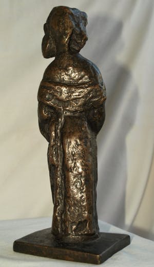 Brons (Onbekend) - Oud bronzen beeld , “Vrouw” – Uit nalatenschap van Herman van den Eerenbeemt kopen? Bied vanaf 1!