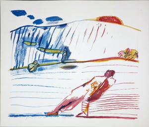 Pieter Defesche - Litho, Zonder titel kopen? Bied vanaf 1!