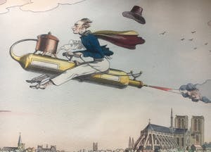 Carle Vernet - neue erfindung - Dampfmaschinen Pferd kopen? Bied vanaf 50!