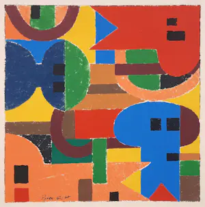 Geni Peter - zeefdruk - Abstract 62 - 1965 - 25770 kaufen? Bieten Sie von 65!