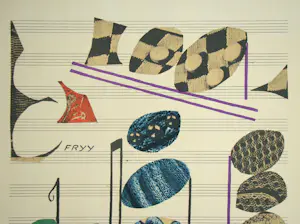 Alberto magnelli - Compositie 1941 - Lithografie - Gesigneerd en gedateerd - 1971 kopen? Bied vanaf 80!