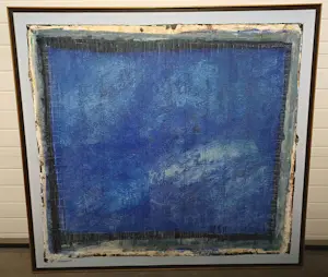Buy Willem van Scheijndel - Ingelijste acryl op doek - 1987? Bid from 1500!