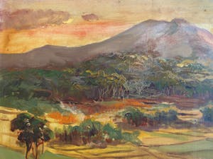 Niet of onleesbaar gesigneerd - Olieverf op doek , Indonesië ? , “Man met Eenden” - 70 x 90 cm kopen? Bied vanaf 10!