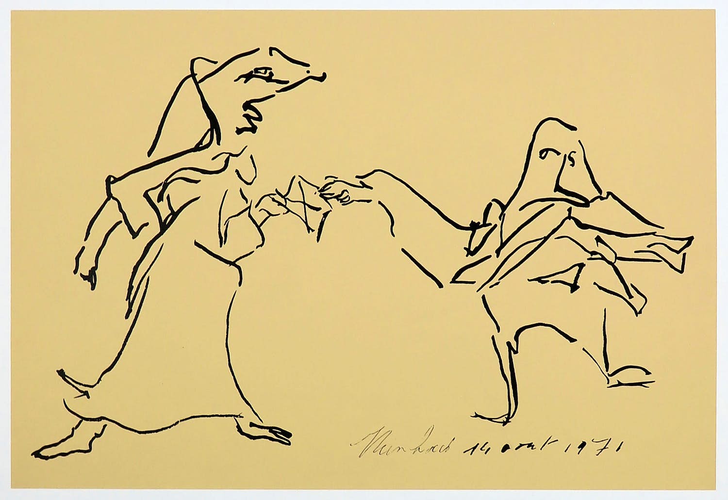 Reinhoud D'Haese - Zeefdruk, Zonder titel kopen? Bied vanaf 1!