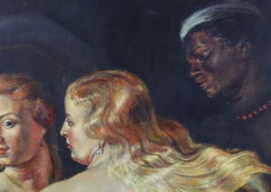 Ludmilia Kalmaeva - Olieverf op doek, Z.T. Venus at a Mirror - Ingelijst kopen? Bied vanaf 50!