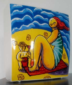 Jacques Tange - On the beach vaas kopen? Bied vanaf 79!