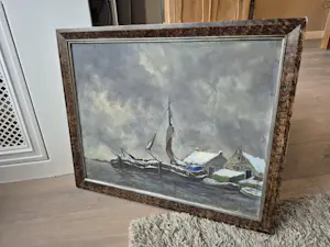 Janus de Winter - Olie op board - gesigneerd r.o. kopen? Bied vanaf 175!