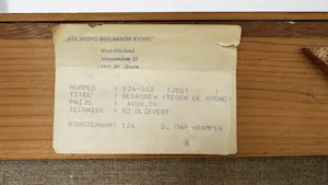 David van Kampen - Tegen de avond kopen? Bied vanaf 150!