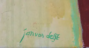 Jan van Delft - Acryl op doek, Tuin 1 (zeer groot) kopen? Bied vanaf 250!