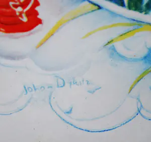 Johan Dijkstra - zeer zeldzame promotieprent 'het Groninger landschap'- kleurenlitho kopen? Bied vanaf 125!