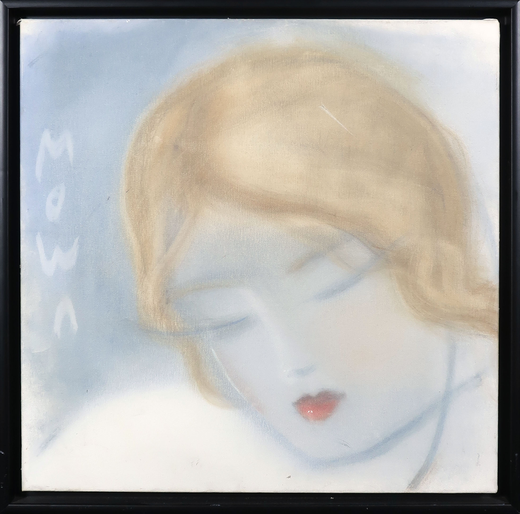 Niet of onleesbaar gesigneerd - Olieverf op doek, The Kiss - Ingelijst kopen? Bied vanaf 1!