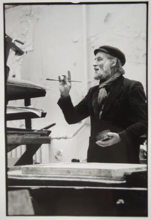 Nico Koster - Corneille schilderend. kopen? Bied vanaf 1!