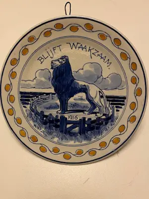 Porceleyne Fles - Serie van 10 Eerste Wereldoorlog herdenkingsborden kopen? Bied vanaf 225!