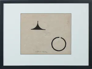 Theo Beerendonk - Reliëfdruk, Abstract-geometrische vormen - Ingelijst kopen? Bied vanaf 150!