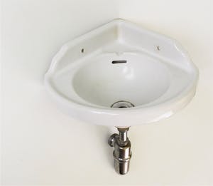 Curiosa - Vintage jaren 50 spoelbak / wasbak / fonteintje kopen? Bied vanaf 1!