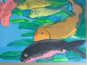 Walasse Ting - KOIS / KLEURZEEFDRUK / 54x74cm / SIG / 1986 kopen? Bied vanaf 309!