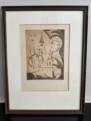 Niet of onleesbaar gesigneerd - Religieuze gravure kopen? Bied vanaf 1!