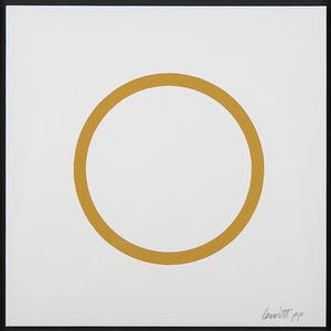 Sol LeWitt - Zeefdruk uit de serie 'Five Geometric Figures in Five Colors' - Ingelijst kopen? Bied vanaf 1!