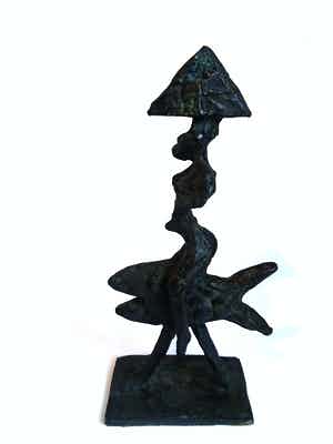 Nelson Carrilho - zwaar bronzen beeld - nieuwstaat verkocht voor € 325!